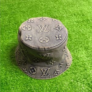 Louis Vuitton Denim Monogram Bucket Hat - Indigo